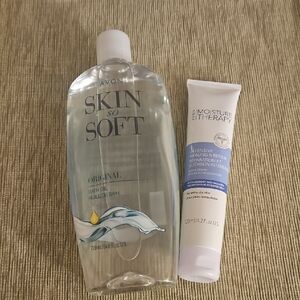 Skin So Soft Bath Oil &  Moisture Therapy Intensive Healing & Repair Cream.